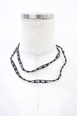 画像1: NieR Clothing / Nierちゃんストーンベルトアクセサリー  黒 H-25-10-02-004-PU-AC-KB-ZH