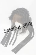 Luxmira / プリーツレースのヘッドドレス”Femme fatale”  ブラック H-25-10-03-005-0-AC-KB-ZH