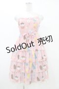 Emily Temple cute / アイスクリームノースリーブワンピース  ピンク H-25-10-03-036-ET-OP-KB-ZH