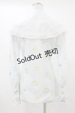 画像2: MIHO MATSUDA / [CINNAMOROLLコラボ]ブラウス・シャルル S サックス H-25-10-03-046-GO-BL-KB-ZH