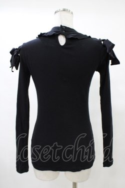 画像2: MILK / ショルダーポイントトップス  ブラック H-25-10-03-049-ML-TO-KB-ZH