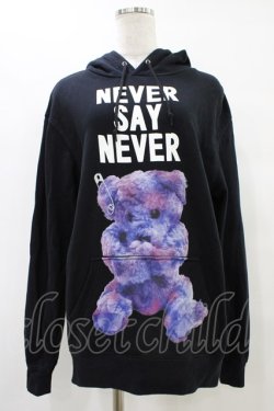 画像1: MILKBOY / NEVER SAY NEVER HOODIE  黒 H-25-10-03-051-MB-TO-KB-ZH
