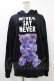 画像1: MILKBOY / NEVER SAY NEVER HOODIE  黒 H-25-10-03-051-MB-TO-KB-ZH (1)
