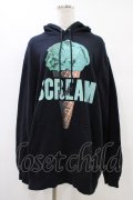 MILKBOY / ICECREAMパーカー XL ブラック H-25-10-03-052-MB-TO-KB-ZH