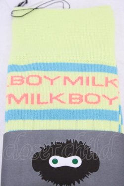 画像2: MILKBOY / スリークォータースsocks  ライム×サックス H-25-10-03-009-MB-ZA-KB-ZH