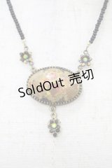 Michal Negrin / ブローチネックレス  ゴールド H-25-10-03-015-LO-AC-KB-ZH