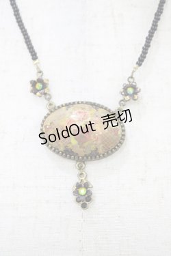 画像1: Michal Negrin / ブローチネックレス  ゴールド H-25-10-03-015-LO-AC-KB-ZH