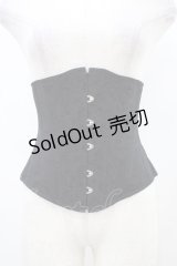 EXCENTRIQUE / 薔薇ジャガード・アンダーバストコルセット 1 ブラック H-25-10-03-020-EL-ZA-KB-ZH