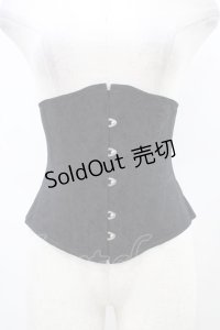 EXCENTRIQUE / 薔薇ジャガード・アンダーバストコルセット 1 ブラック H-25-10-03-020-EL-ZA-KB-ZH