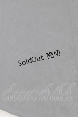 画像4: EXCENTRIQUE / 薔薇ジャガード・アンダーバストコルセット 1 ブラック H-25-10-03-020-EL-ZA-KB-ZH