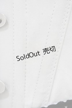 画像3: Moi-meme-Moitie / バイカラーショートコルセット S ブラック×ホワイト H-25-10-03-021-MO-ZA-KB-ZH