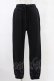 画像1: NieR Clothing / プリントSWEAT PANTS  黒 H-25-10-03-025-PU-PA-KB-ZH (1)