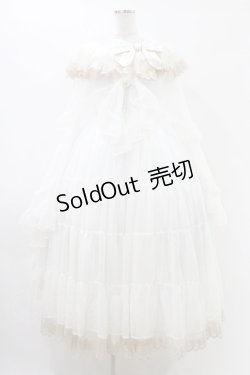 画像1: Triple fortune / リリウムドレス  ホワイト H-25-10-03-030-EL-OP-KB-ZH