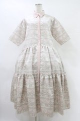 Q-pot. / スワンレイクケーキシャツドレス  ミスティーピンク H-25-10-03-031-QP-OP-KB-ZH