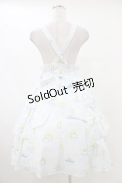 画像2: MIHO MATSUDA / [CINNAMOROLLコラボ] スカート・ジュエル  サックス H-25-10-03-033-GO-SK-KB-ZH