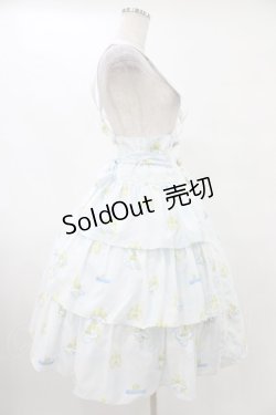 画像3: MIHO MATSUDA / [CINNAMOROLLコラボ] スカート・ジュエル  サックス H-25-10-03-033-GO-SK-KB-ZH