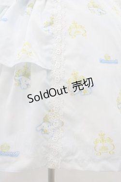 画像4: MIHO MATSUDA / [CINNAMOROLLコラボ] スカート・ジュエル  サックス H-25-10-03-033-GO-SK-KB-ZH