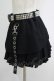 画像2: REFLEM / スタッズベルト付きフリルスカート  ブラック H-25-10-04-028-PU-SK-KB-ZH (2)