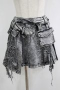 DimMoire / デニムラップスカート L グレー H-25-10-04-029-PU-SK-KB-ZH
