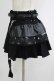 画像2: AVENCHUMU / 【AVENCHUMU×DimMoire】garter belt frill original print skirt  ブラック H-25-10-04-031-LO-SK-KB-ZH (2)