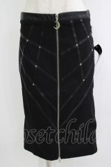 Restyle / BONDED TO THE MOON SKIRT M ブラック H-25-10-04-045-GO-SK-KB-ZH