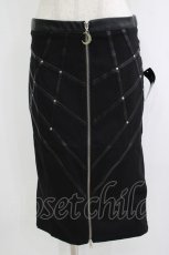 画像1: Restyle / BONDED TO THE MOON SKIRT M ブラック H-25-10-04-045-GO-SK-KB-ZH (1)