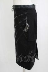 画像2: Restyle / BONDED TO THE MOON SKIRT M ブラック H-25-10-04-045-GO-SK-KB-ZH (2)