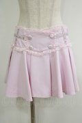 AVENCHUMU / Back frill skirt-like pants M ピンク H-25-10-04-048-LO-SK-KB-ZH