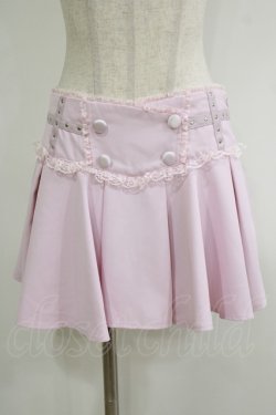 画像1: AVENCHUMU / Back frill skirt-like pants M ピンク H-25-10-04-048-LO-SK-KB-ZH