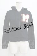 MILK / M'ポンポンパーカー  黒 H-25-10-04-052-ML-TO-KB-ZH