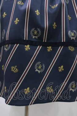 画像5: Melody BasKet / Schoolレジメンタルストライプワンピース M ネイビー H-25-10-04-1023-LO-OP-KB-ZH