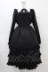 画像1: Melody BasKet / Shiny dot dress L ブラック H-25-10-04-1024-LO-OP-KB-ZH (1)