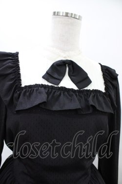 画像4: Melody BasKet / Shiny dot dress L ブラック H-25-10-04-1024-LO-OP-KB-ZH