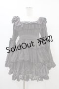 Vallee lys / Coquelicot Dress -gauze-  グレー H-25-10-04-1025-0-OP-KB-ZH