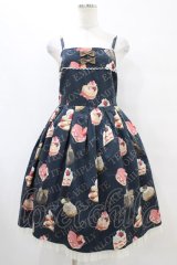 Emily Temple cute / Petit Gateauキャミソールワンピース  ネイビー H-25-10-04-1026-ET-OP-KB-ZH