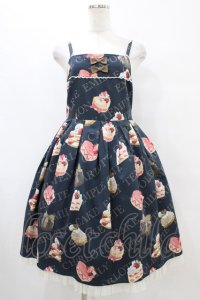 Emily Temple cute / Petit Gateauキャミソールワンピース  ネイビー H-25-10-04-1026-ET-OP-KB-ZH