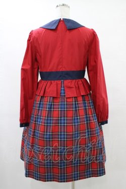 画像2: ネバアランド / バーム・クーヘンワンピース  赤 H-25-10-04-1034-LO-OP-KB-ZH