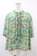 画像1: Jane Marple Dans Le Salon / Sunnyside town granny’s blouse  ブルーグレイ H-25-10-04-1043-JM-BL-KB-ZH (1)