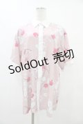 【SALE】MILKBOY / FROZEN CHERRY SHIRTS  ピンク H-25-10-04-1044-MB-BL-KB-ZH