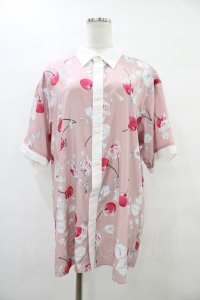 MILKBOY / FROZEN CHERRY SHIRTS  ピンク H-25-10-04-1044-MB-BL-KB-ZT232