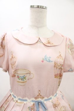 画像4: Emily Temple cute / 青い鳥ワンピース  ピンク H-25-10-04-1008-ET-OP-KB-ZH