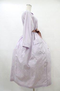 画像3: Jane Marple / フレンチロゴリボンタブリエドレス  ピンク H-25-10-04-1010-JM-OP-KB-ZH