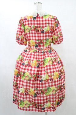 画像2: Melody BasKet / Fruits BasKetワンピース  レッド H-25-10-04-1011-LO-OP-KB-ZH