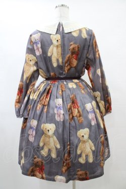画像2: Leur Getter / Teddy Friends袖付きワンピース トールサイズ(L) グレー H-25-10-04-1016-LU-OP-KB-ZH
