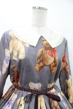 画像4: Leur Getter / Teddy Friends袖付きワンピース トールサイズ(L) グレー H-25-10-04-1016-LU-OP-KB-ZH