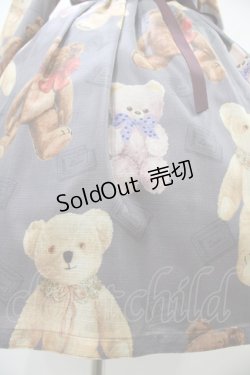 画像5: Leur Getter / Teddy Friends袖付きワンピース トールサイズ(L) グレー H-25-10-04-1016-LU-OP-KB-ZH