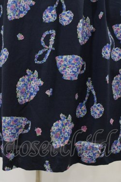 画像5: Jane Marple / Bonjour Millefleursのコレットドレス  ネイビー H-25-10-04-1021-JM-OP-KB-ZH