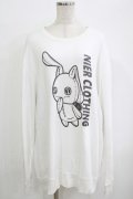 NieR Clothing / プリントSWEAT  2XL 白 H-25-10-04-053-PU-TO-KB-ZH