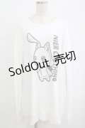 NieR Clothing / プリントSWEAT  2XL 白 H-25-10-04-053-PU-TO-KB-ZH