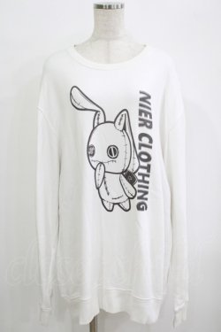 画像1: NieR Clothing / プリントSWEAT  2XL 白 H-25-10-04-053-PU-TO-KB-ZH